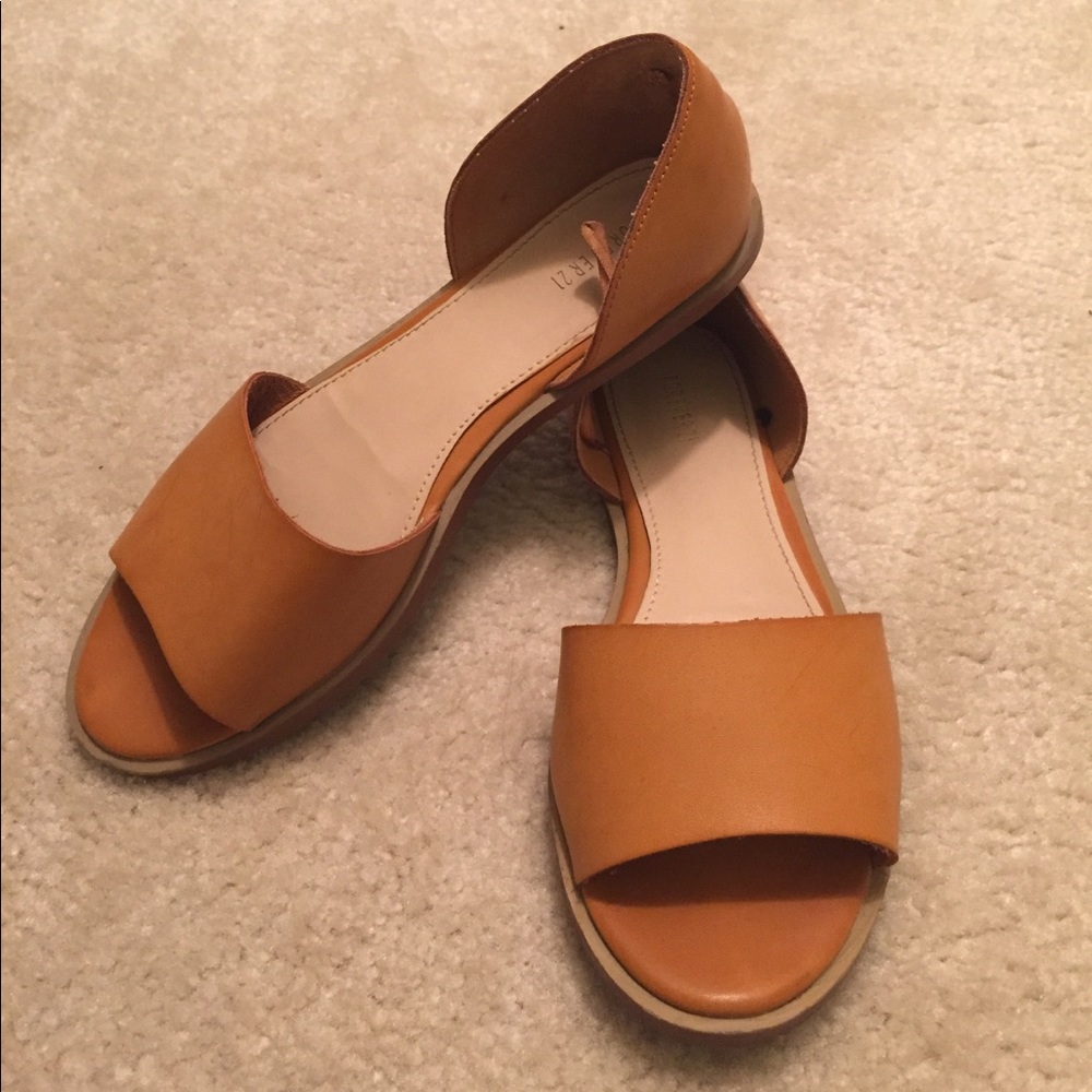 Forever 21 tan flats